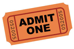 ticket-admit one